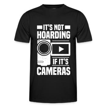 Geisterjäger | Gruselig Geister Spuk Geschenkidee - Männer Funktions-T-Shirt - Schwarz - Vorne - AI Model Male 178 dark (178cm)