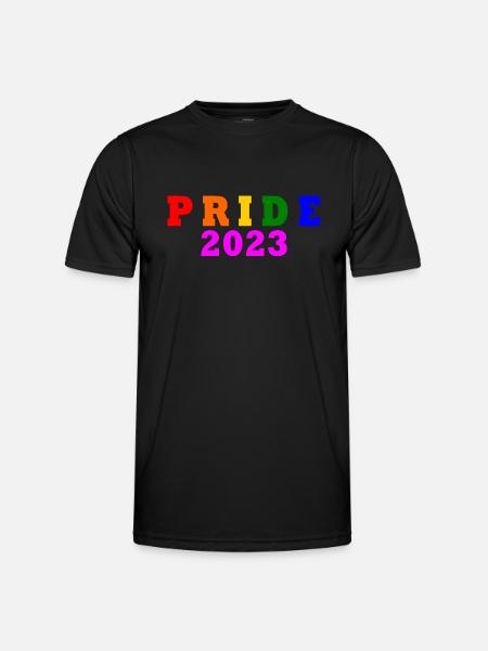 Pride 2023 - Männer Funktions-T-Shirt - Schwarz