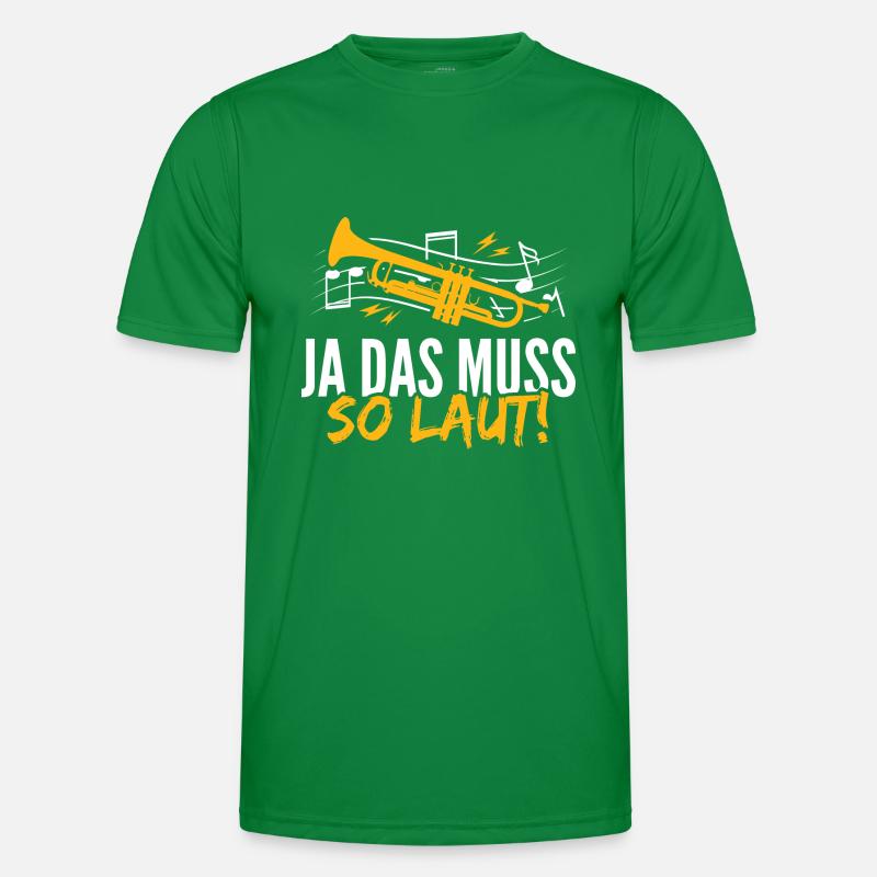 Posaune Geschenkidee Männer Funktions-T-Shirt