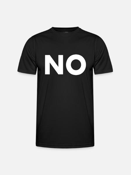 No - T-shirt sport Homme - noir
