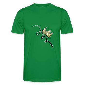 boucle de couronne - T-shirt sport Homme - vert - Devant - AI Model Male 178 dark (178cm)