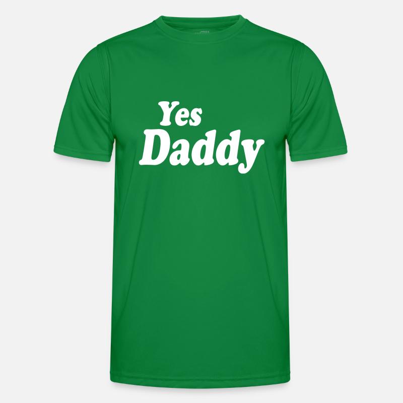 Yes daddy Männer Funktions-T-Shirt
