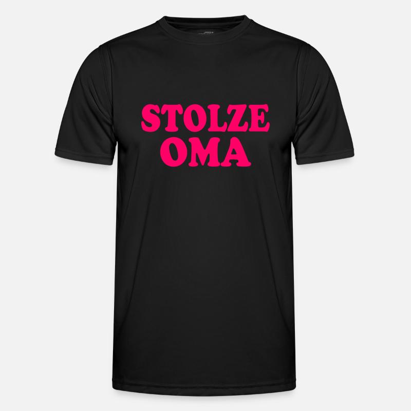 Stolze oma Männer Funktions-T-Shirt