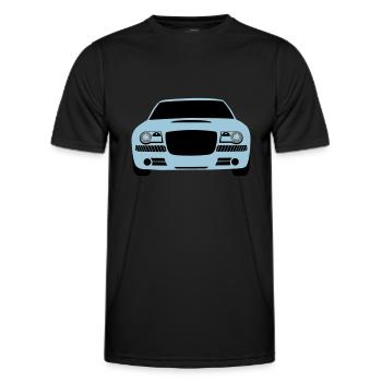 Car Auto - Men's Functional T-Shirt - black - Front - AI Model Male 178 dark (178cm)
