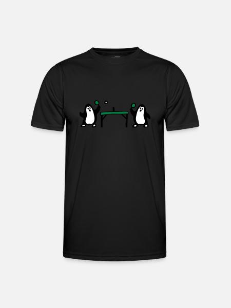 Penguin Table Tennis 3 - Men's Functional T-Shirt - black