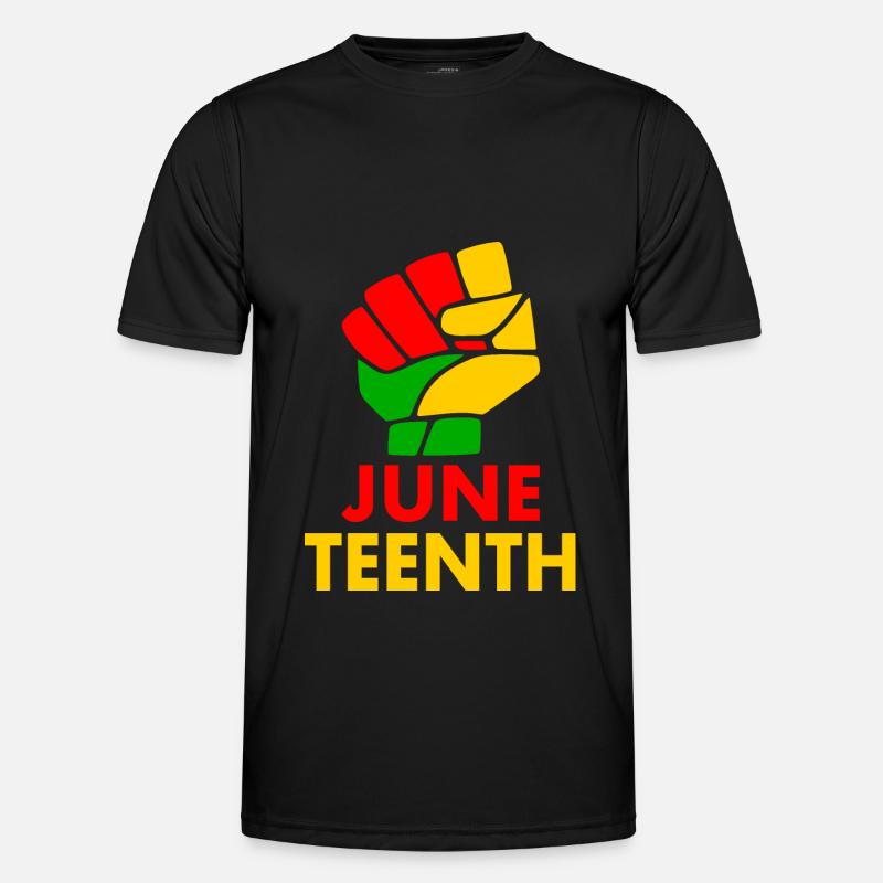 juneteenth - Men's Functional T-Shirt - black