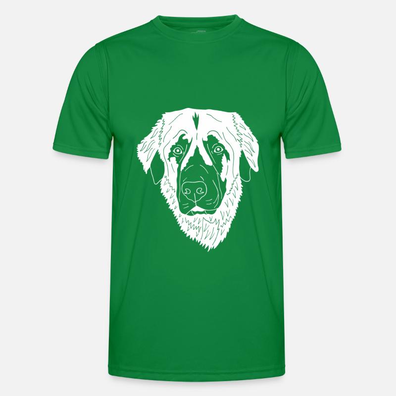 Leonberger Mix Männer Funktions-T-Shirt