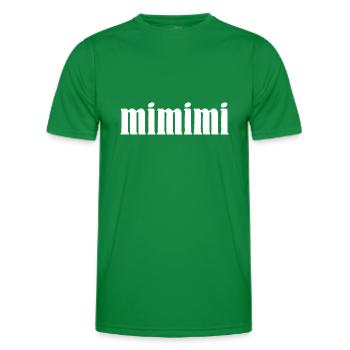mimimi - Männer Funktions-T-Shirt - Kelly Green - Vorne - AI Model Male 178 dark (178cm)