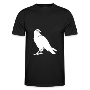 Wildlife, Eagle, Buzzard, Wildlife, Birds, Bird, Zoo - Men's Functional T-Shirt - black - Front - AI Model Male 178 dark (178cm)
