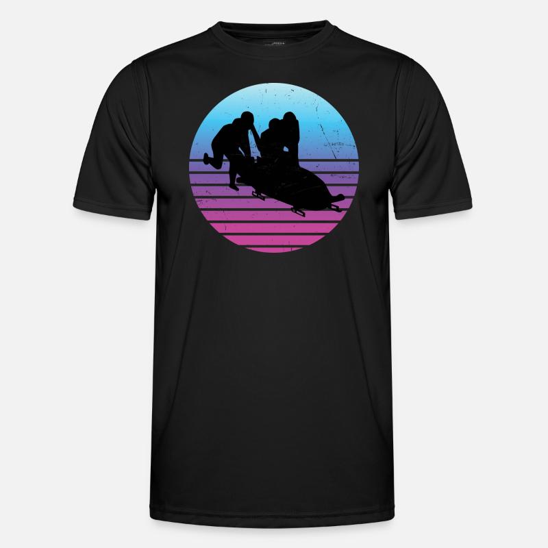 Bobsleigh track women men bobsleigh two-man bobsleigh bobsleigh Men's Functional T-Shirt
