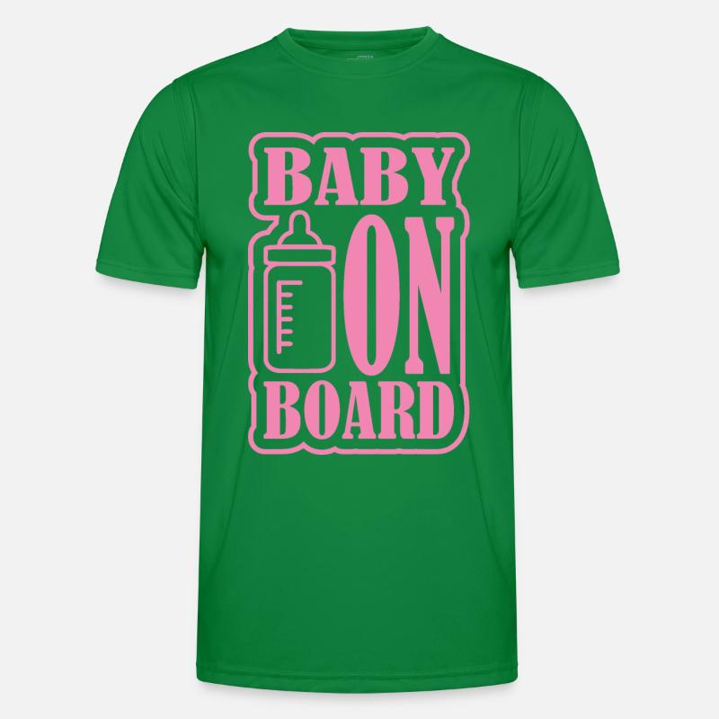 Bébé à bord T-shirt sport Homme