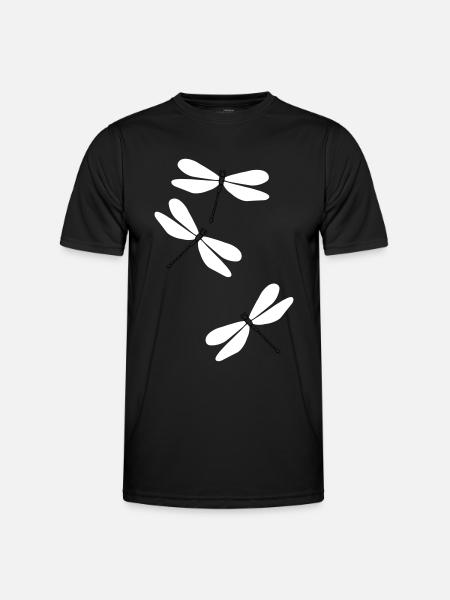 Libellen beu5 - Männer Funktions-T-Shirt - Schwarz
