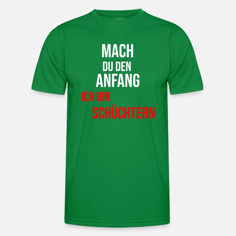 Ich bin schüchtern Männer Funktions-T-Shirt