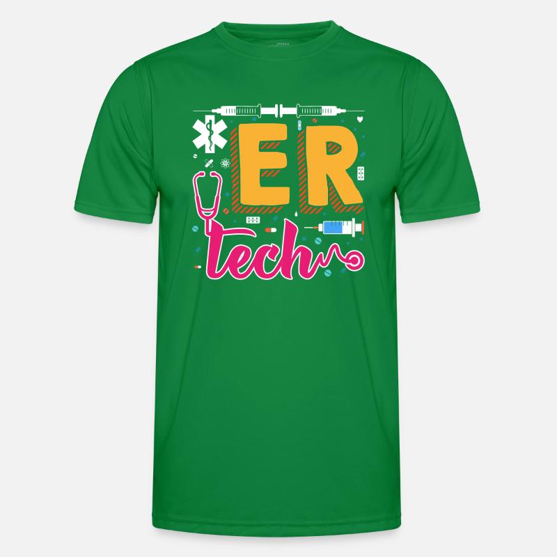 ER Tech Emergency Room Technician Men's Functional T-Shirt