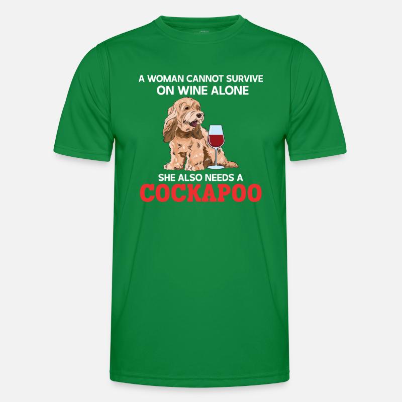 Cockapoo Hund Männer Funktions-T-Shirt