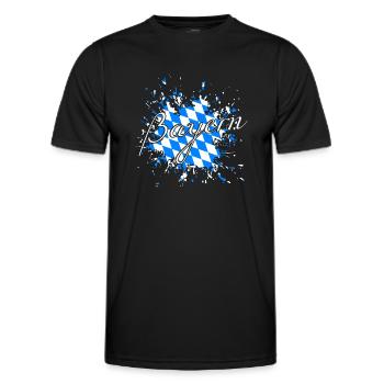 Bayern bayern - Männer Funktions-T-Shirt - Schwarz - Vorne - AI Model Male 178 dark (178cm)