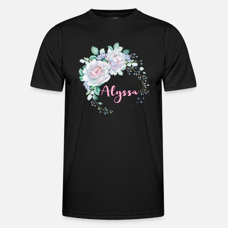 For Alyssa - Men's Functional T-Shirt - black