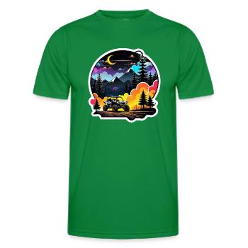 Quad & Off-Road - Men's Functional T-Shirt - kelly green - Front - AI Model Male 178 dark (178cm)