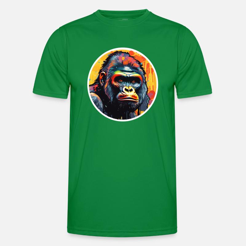 Gorille Psychédélique T-shirt sport Homme