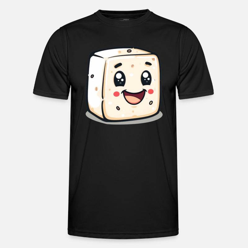 Süßer Marshmallow Comic Männer Funktions-T-Shirt