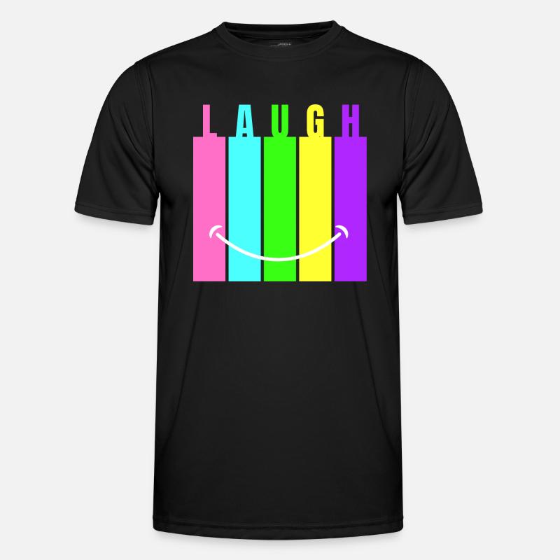 Neon Laugh Männer Funktions-T-Shirt