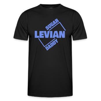 Sugardaddy Levian - Männer Funktions-T-Shirt - Schwarz - Vorne - AI Model Male 178 dark (178cm)