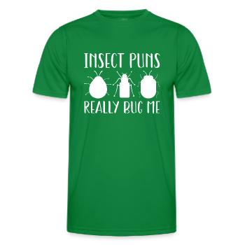 Insektenwitze nerven mich wirklich - Männer Funktions-T-Shirt - Kelly Green - Vorne - AI Model Male 178 dark (178cm)