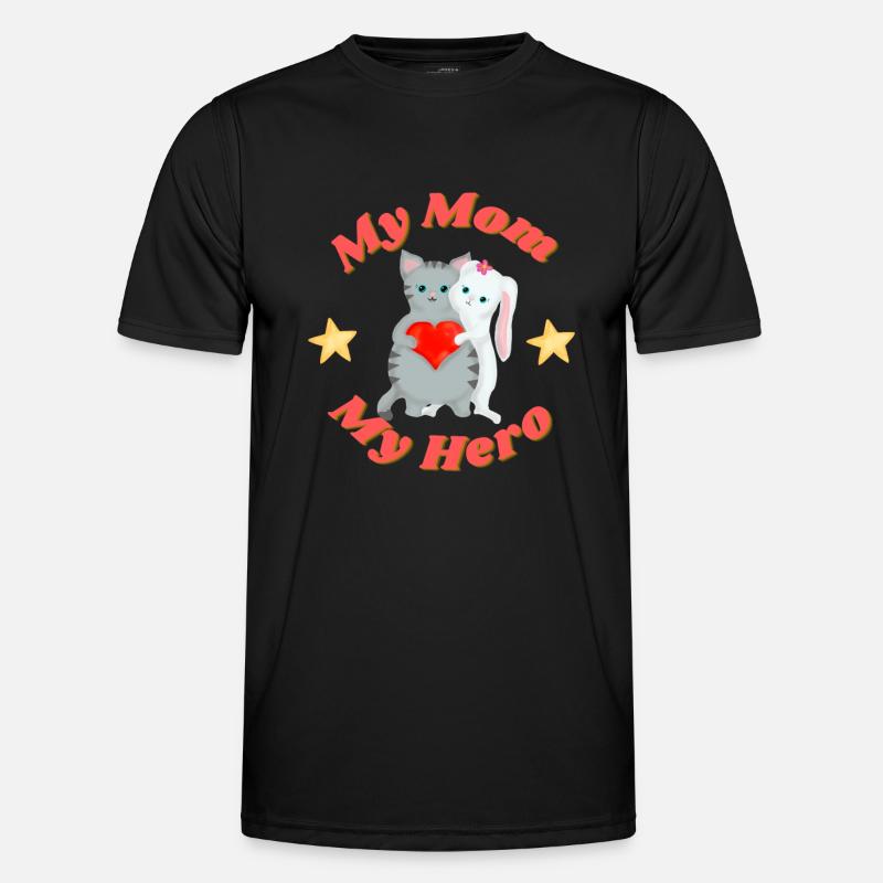 Ma mère Mon héros T-shirt sport Homme