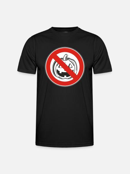 NO HALLOWEEN - T-shirt sport Homme - noir