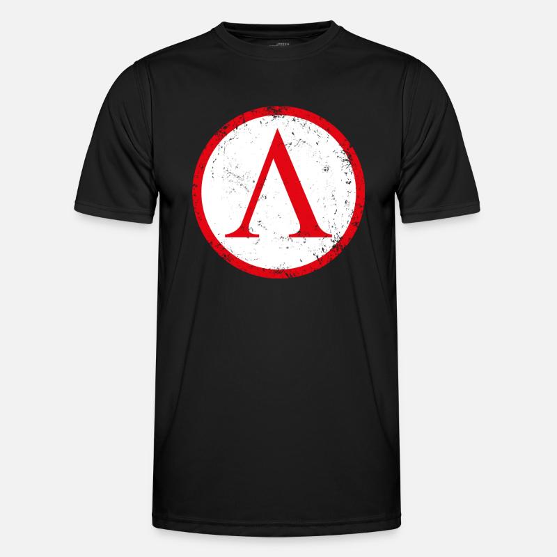 Spartan shield used Men's Functional T-Shirt