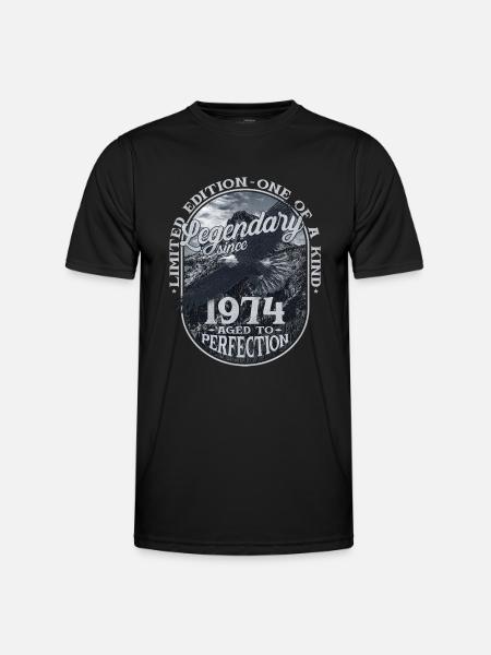 Legendary since 1974 - Men's Functional T-Shirt - black