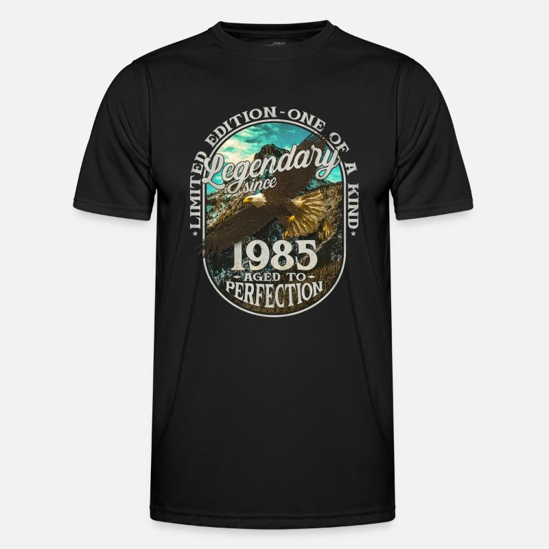 Legendary since 1985 - Men's Functional T-Shirt - black