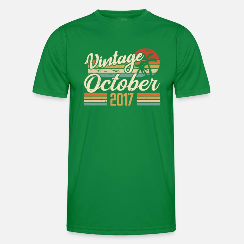 Octobre 2017 Cadeau Anniversaire - 2017 T-shirt sport Homme