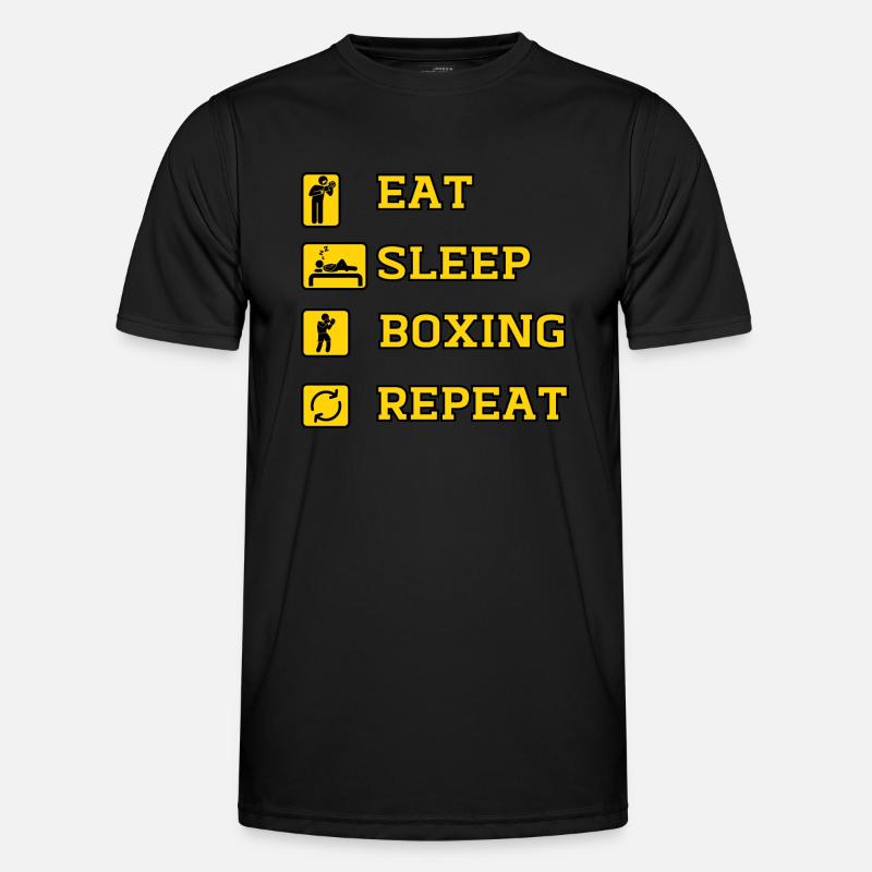 Eat Boxing Repeat T-shirt sport Homme