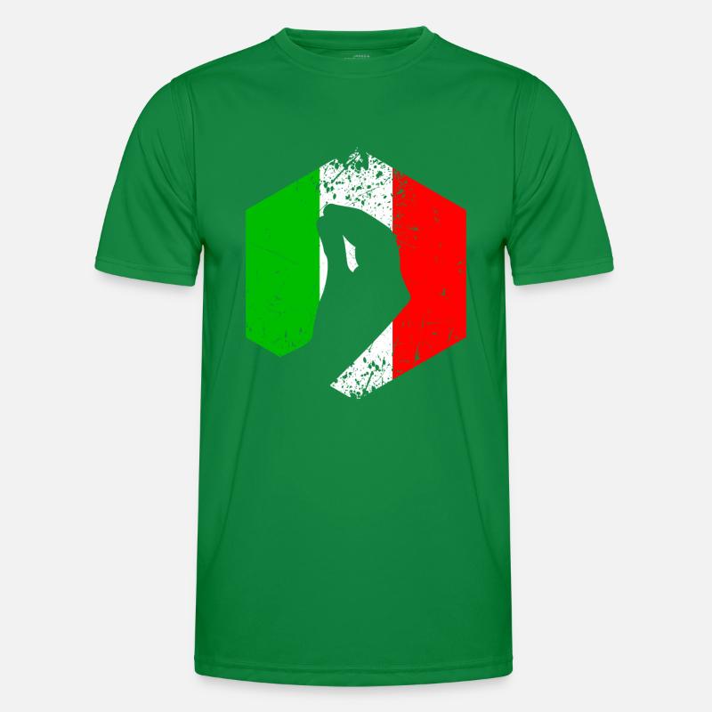 Italian flag with typical hand gesture Men's Functional T-Shirt