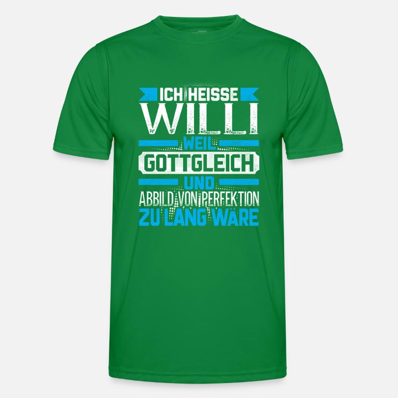WILLI - Gottgleich Männer Funktions-T-Shirt