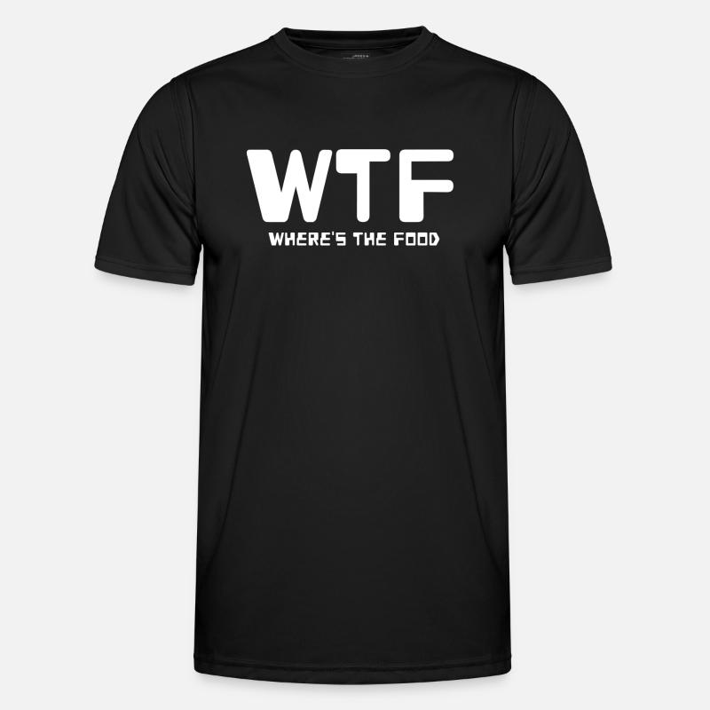 WTF - Männer Funktions-T-Shirt - Schwarz