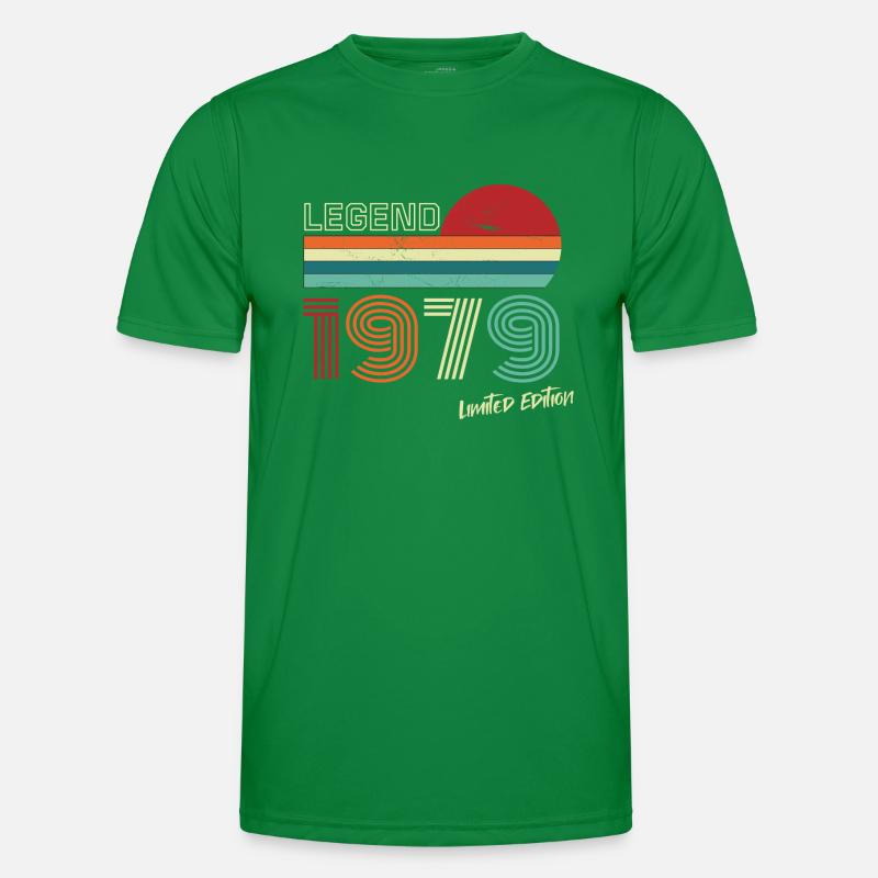 Legend 1979 Geburtstagsshirt Geschenk Jubiläum Männer Funktions-T-Shirt