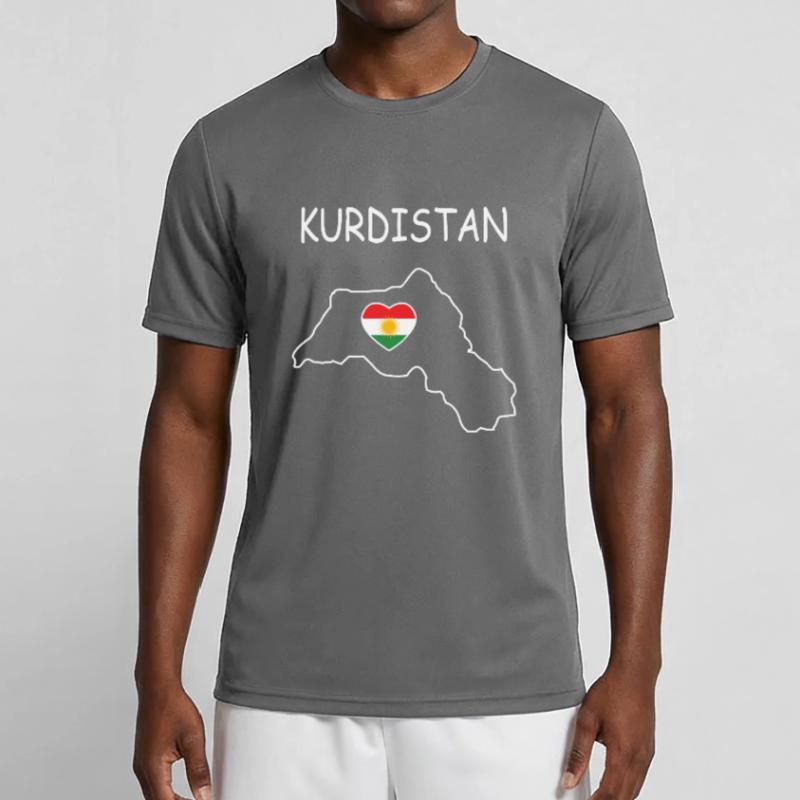 Drapeau du Kurdistan Bakur Bashur Rojava Rojhlt Newroz T-shirt sport Homme