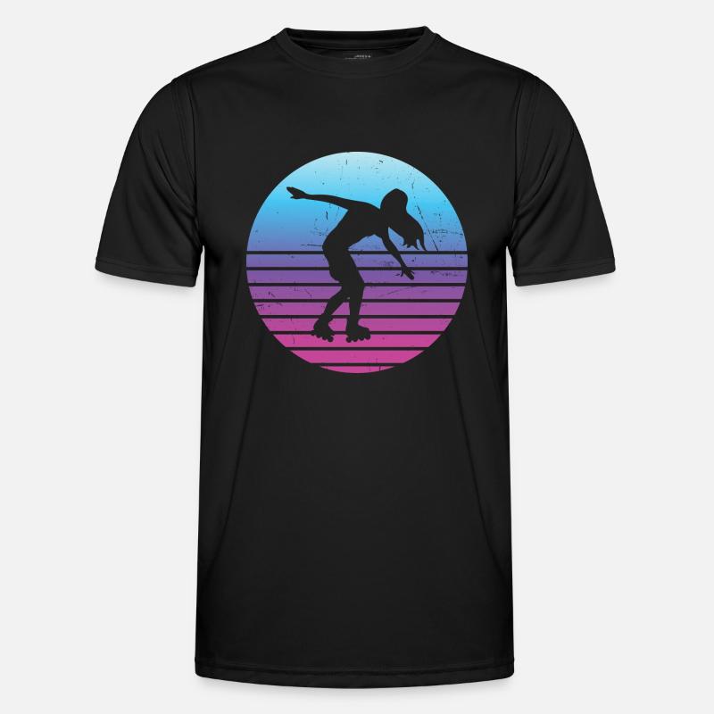 Rollerskaten Women Rollerskate Roller Skating Men's Functional T-Shirt