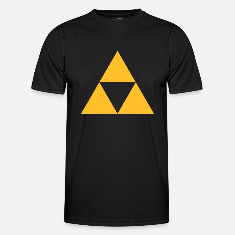 Triangle, mathematics, geometry, Triforce, T-shirt sport Homme