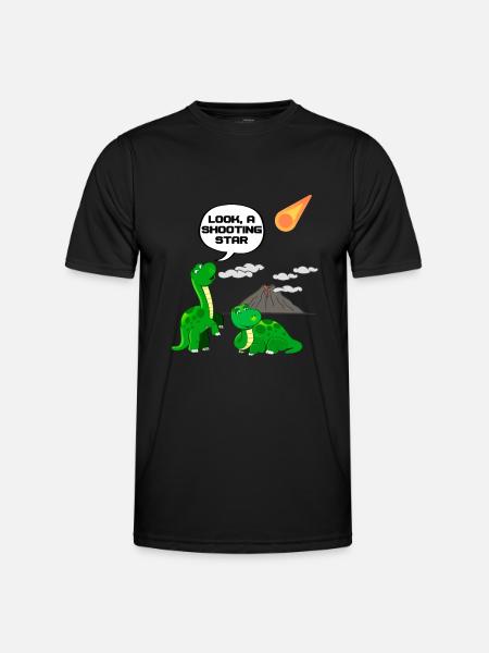 Dinosaur Dino Prehistoric Fun - Men's Functional T-Shirt - black