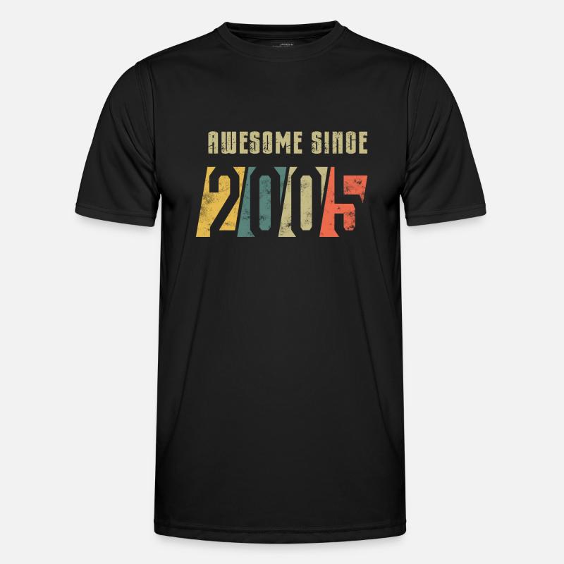 20th Birthday Class 2005 - Men's Functional T-Shirt - black