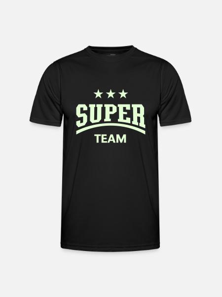Super Team - Men's Functional T-Shirt - black