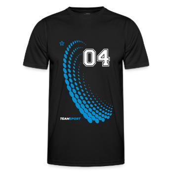 04 JERSEY Jersey Numéro Quatre Sport Team Game Motif - T-shirt sport Homme - noir - Devant - AI Model Male 178 dark (178cm)