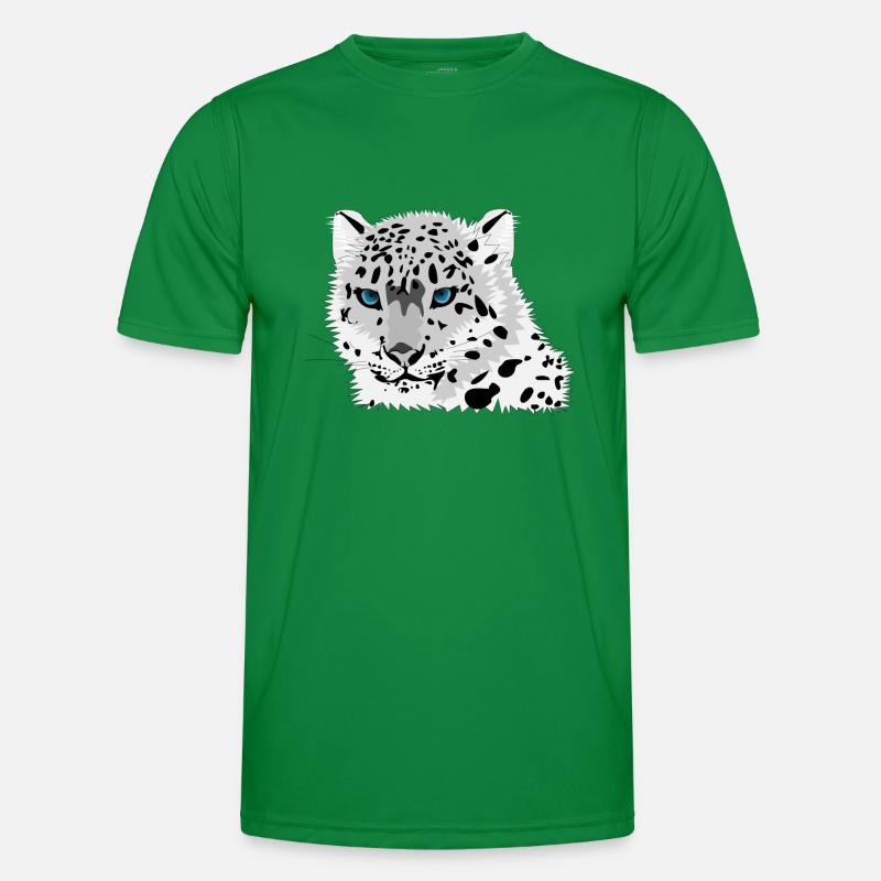 snow leopard Men's Functional T-Shirt