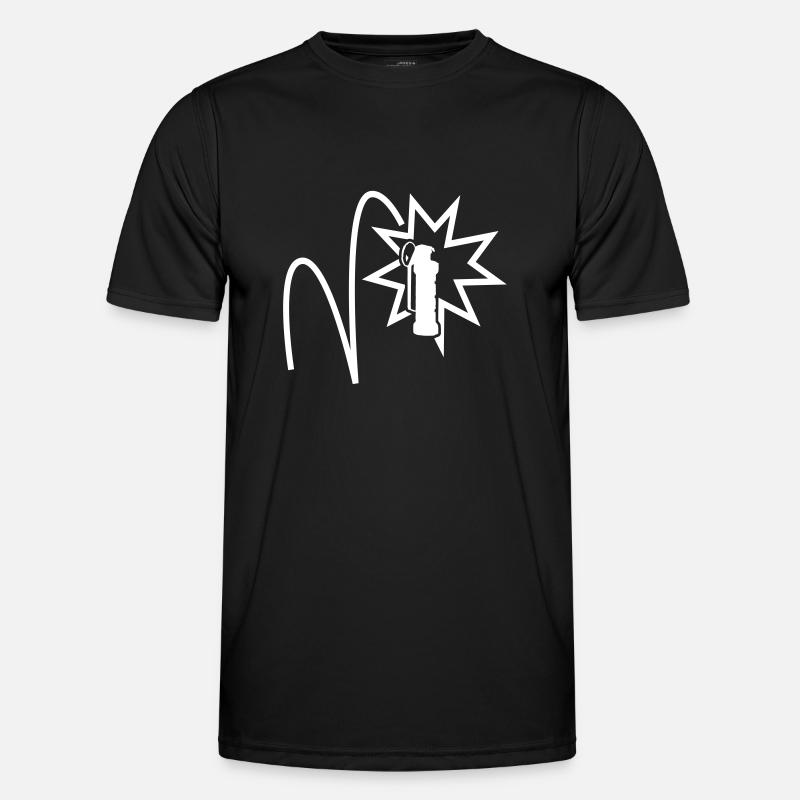 Pop Flash - Männer Funktions-T-Shirt - Schwarz