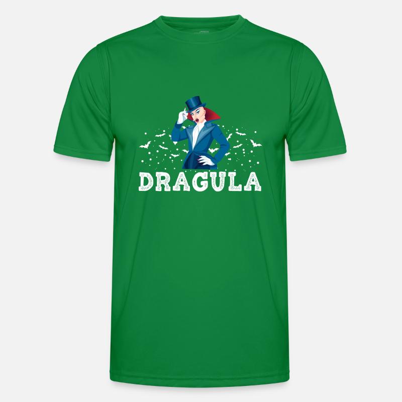 Drag Queen Dracula Carnaval d’Halloween T-shirt sport Homme