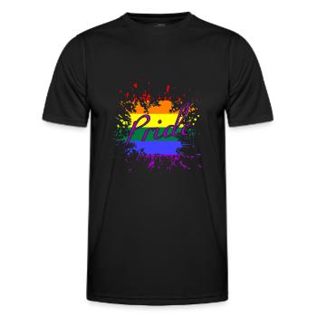 Pride Month - Männer Funktions-T-Shirt - Schwarz - Vorne - AI Model Male 178 dark (178cm)