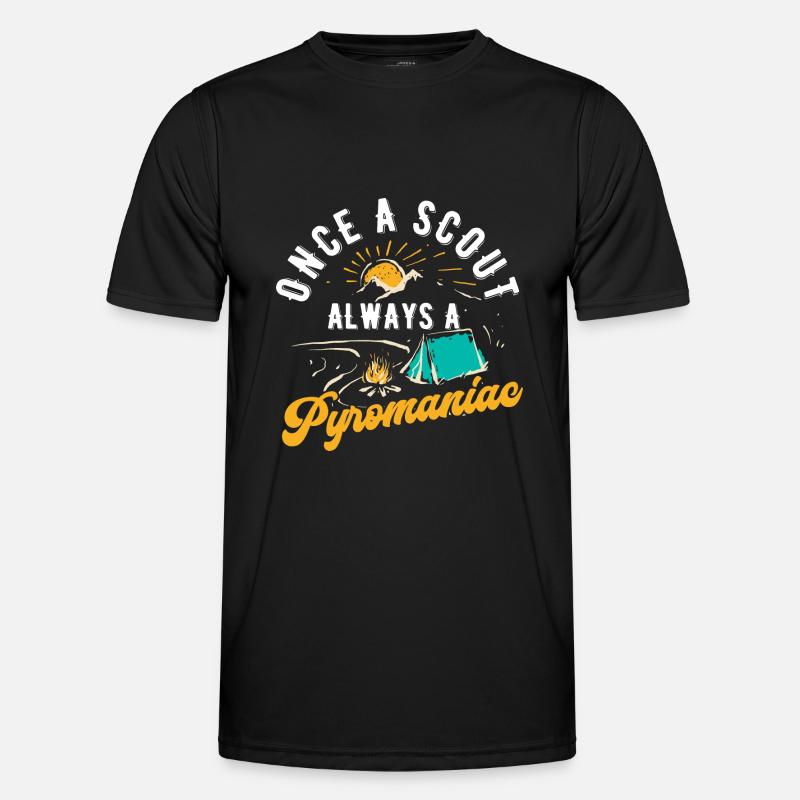 Scouting Gift - Men's Functional T-Shirt - black